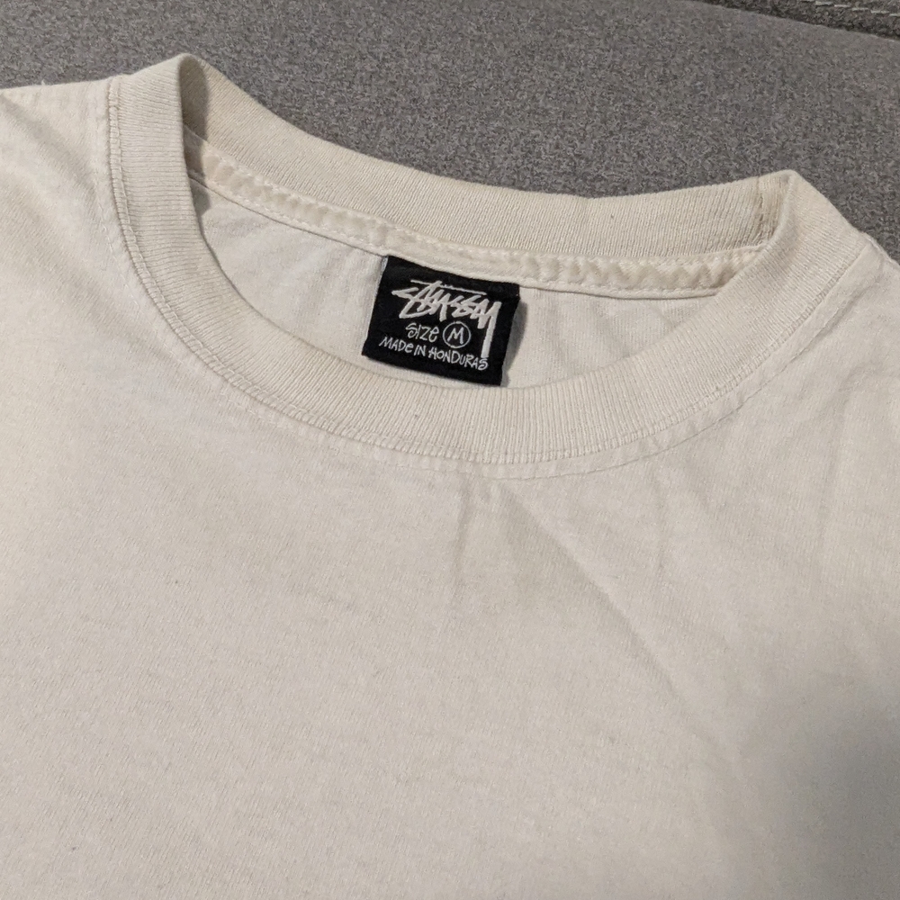 Stussy White Graphic T-Shirt ALTERED - Picture 5 of 5